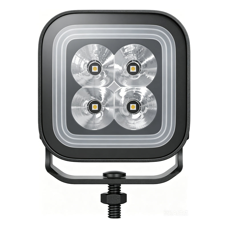 Load image into Gallery viewer, CM2058, 3-Inch 32W Amber+White/ Red+White Dual Position Light, Flood/Spot Beam,3400LM Super Bright Waterproof IP67 Lighting for Truck SUV Jeep Off-Road