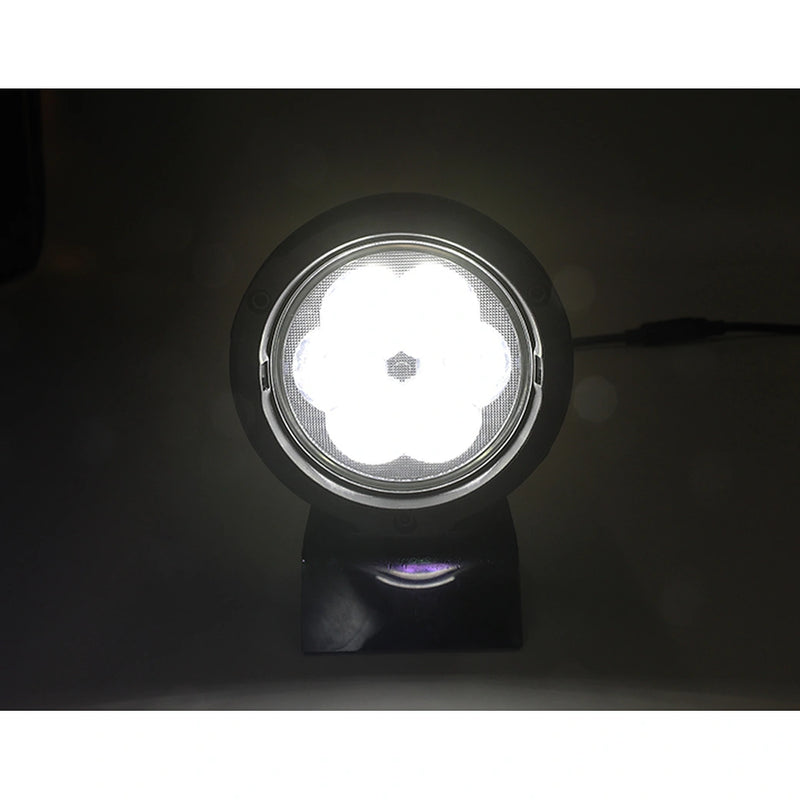 Load image into Gallery viewer, CM-2066W,LED Motorcycle Light,4.5",60Wx2,Dimmable with Dual Position Light & Removeable Amber Cover,2pcs set with wire harness, Waterproof
