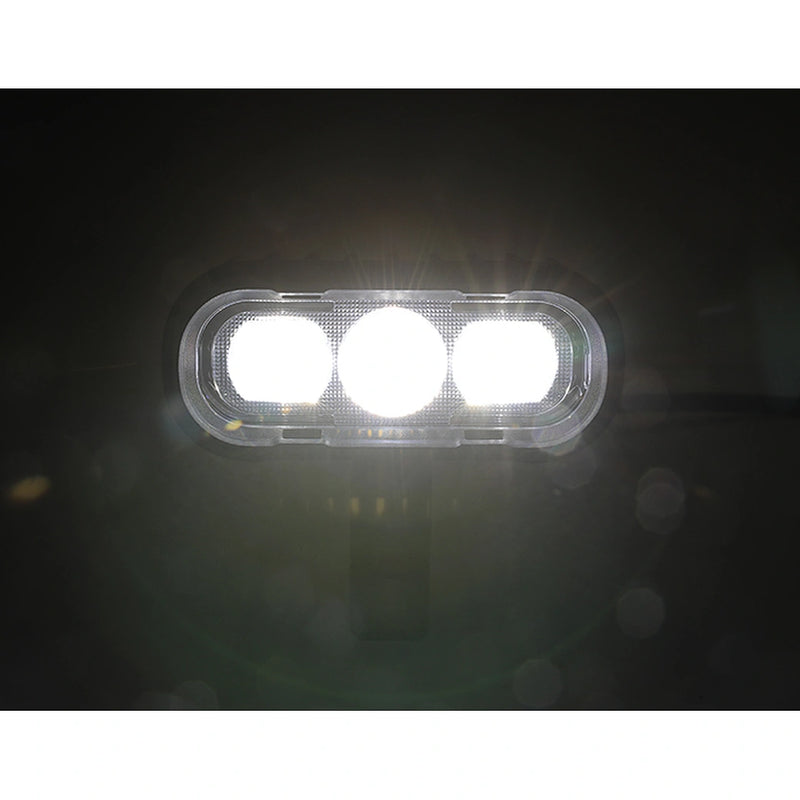 Load image into Gallery viewer, CM-2068W,LED Motorcycle Light,4.5",45Wx2,Dimmable with Dual Position Light & Removeable Amber Cover,2pcs set with wire harness, Waterproof