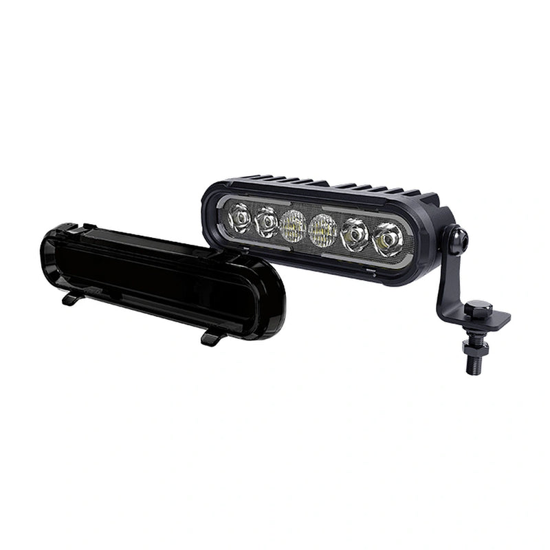 Load image into Gallery viewer, CM-2069W,LED Motorcycle Light,6",60Wx2,Dimmable with Dual Position Light & Removeable Amber Cover,2pcs set with wire harness, Waterproof