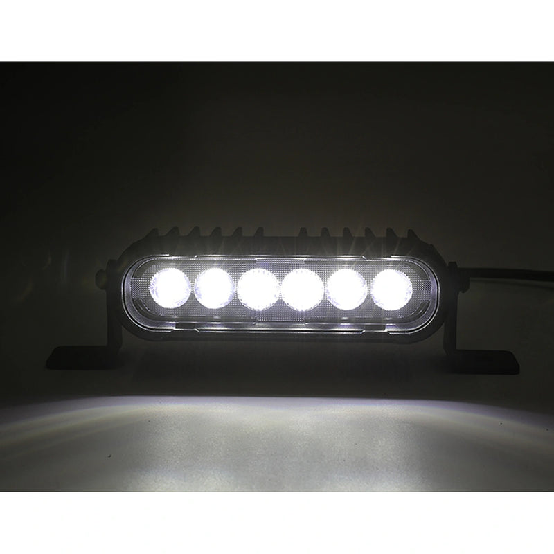 Load image into Gallery viewer, CM-2069W,LED Motorcycle Light,6",60Wx2,Dimmable with Dual Position Light & Removeable Amber Cover,2pcs set with wire harness, Waterproof