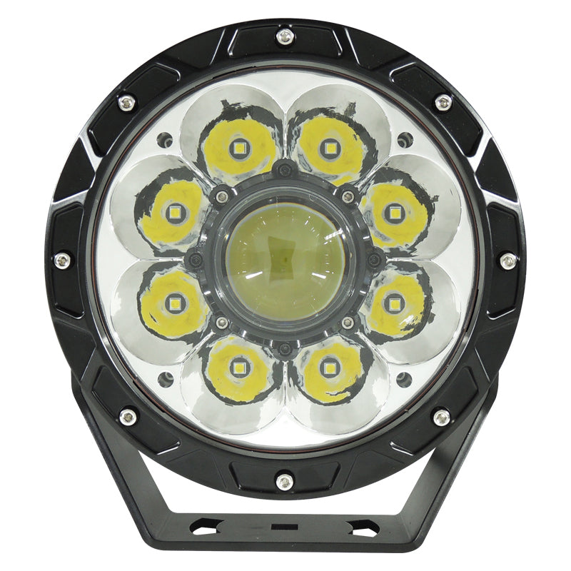 Load image into Gallery viewer, CM-7060R, 7" 60W ,4168LM LED Driving Light Laser Projector Matrix Waterproof IP67 Lighting for Truck SUV Jeep Off-Road