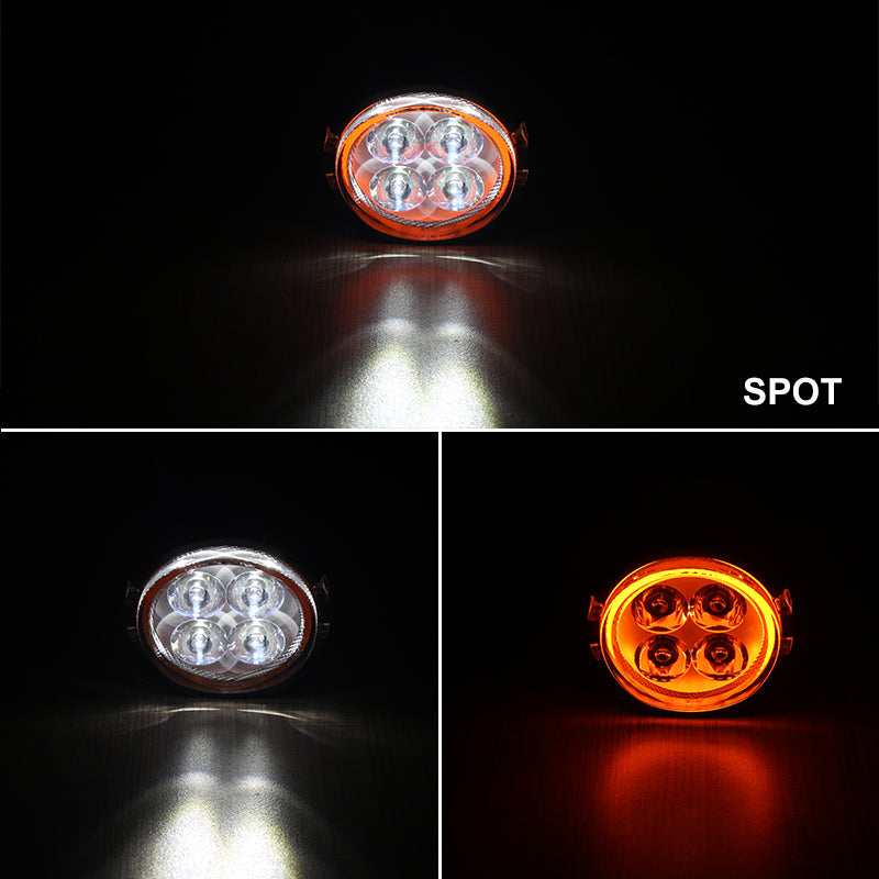 Load image into Gallery viewer, G3020RA 3" 20W LED Work Light, 1300 Lumens Spot and Flood Beam with Position Light, Waterproof, 9-32V DC for Truck Jeep SUV Off-Road Lighting