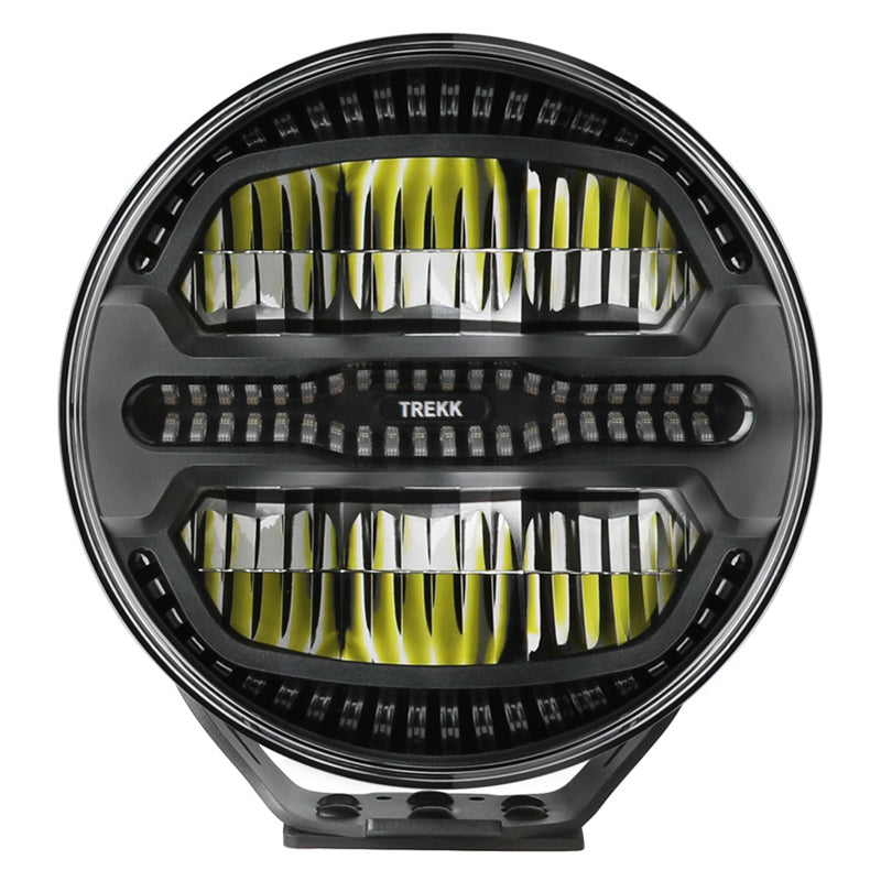 CM2055 LEDENER LED DRIVING LIGHT,9" Dual Mode: Boost & E-Mode