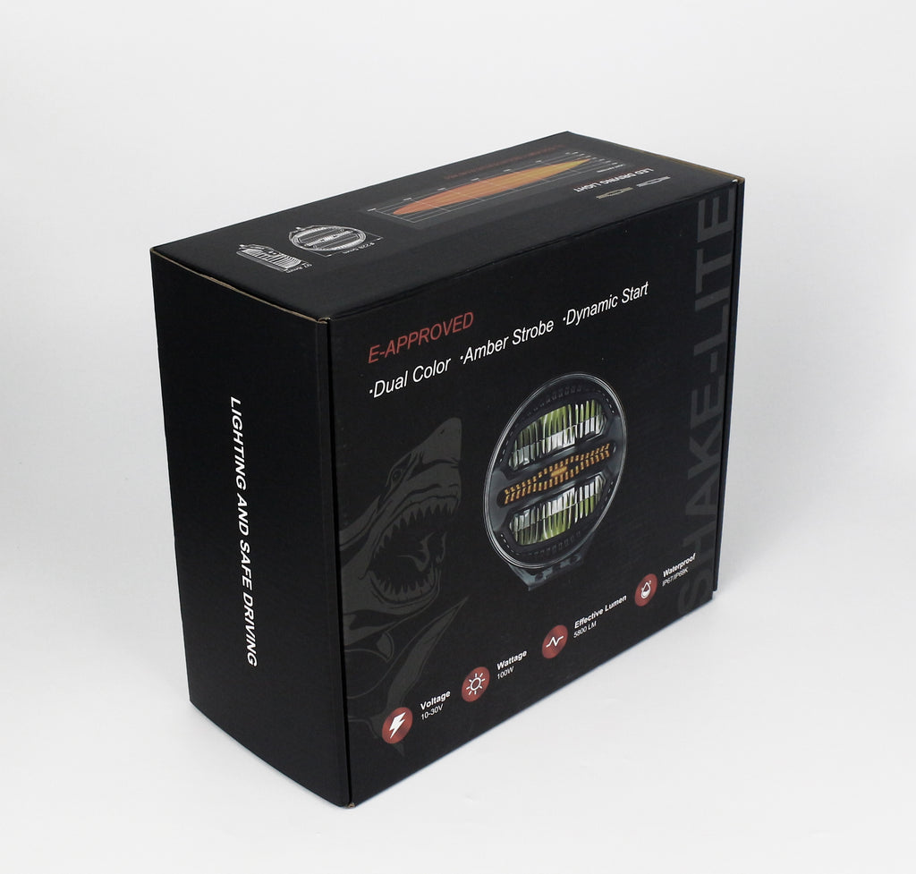 CM2055 LEDENER LED DRIVING LIGHT,9" Dual Mode: Boost & E-Mode