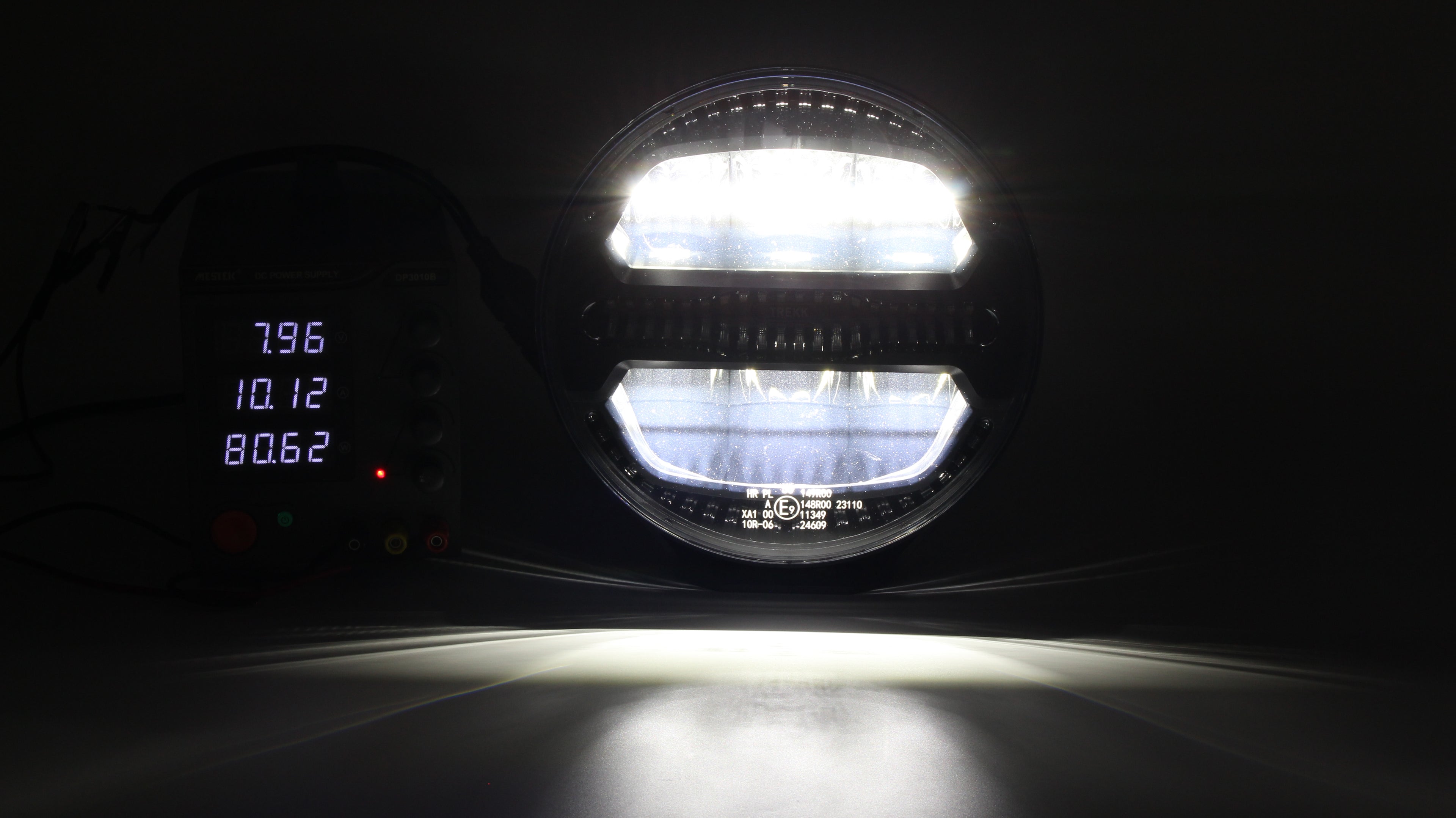 CM2055 LEDENER LED DRIVING LIGHT,9" Dual Mode: Boost & E-Mode