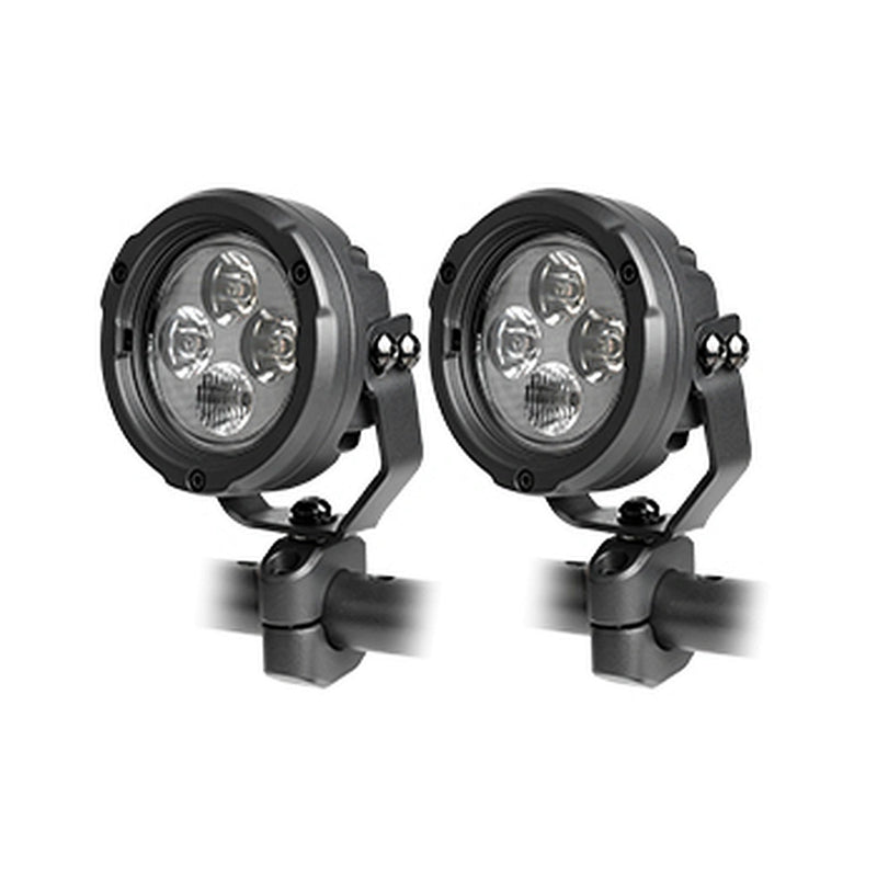 Load image into Gallery viewer, CM-2067W,LED Motorcycle Light,3.5",55Wx2,Dimmable with Dual Position Light &amp; Removeable Amber Cover,2pcs set with wire harness, Waterproof
