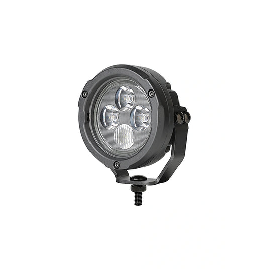 CM-2067W,LED Motorcycle Light,3.5",55Wx2,Dimmable with Dual Position Light & Removeable Amber Cover,2pcs set with wire harness, Waterproof
