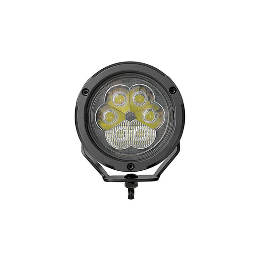CM-2066W,LED Motorcycle Light,4.5",60Wx2,Dimmable with Dual Position Light & Removeable Amber Cover,2pcs set with wire harness, Waterproof