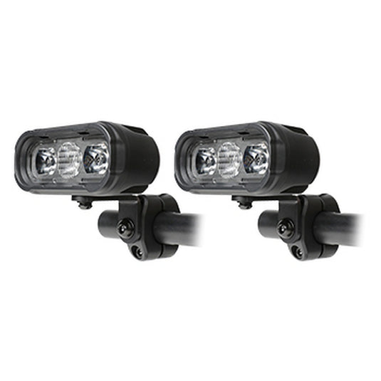 CM-2068W,LED Motorcycle Light,4.5",45Wx2,Dimmable with Dual Position Light & Removeable Amber Cover,2pcs set with wire harness, Waterproof