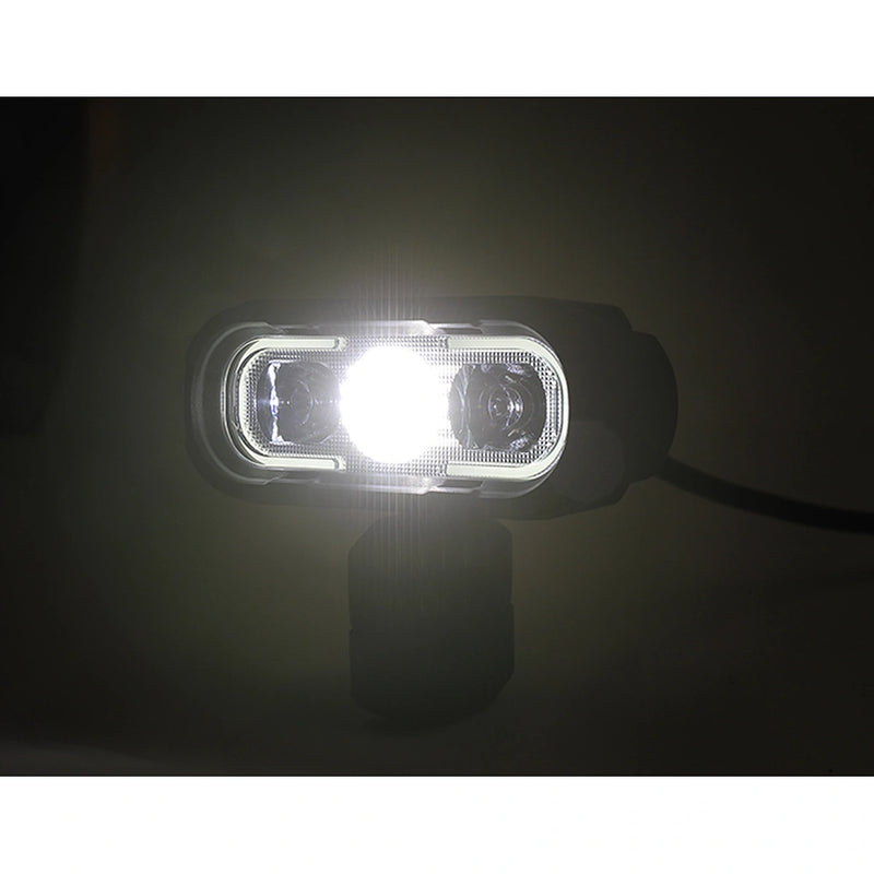Load image into Gallery viewer, CM-2068W,LED Motorcycle Light,4.5",45Wx2,Dimmable with Dual Position Light &amp; Removeable Amber Cover,2pcs set with wire harness, Waterproof
