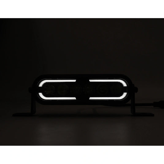 CM-2069W,LED Motorcycle Light,6",60Wx2,Dimmable with Dual Position Light & Removeable Amber Cover,2pcs set with wire harness, Waterproof