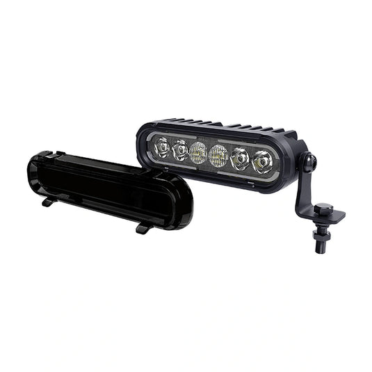 CM-2069W,LED Motorcycle Light,6",60Wx2,Dimmable with Dual Position Light & Removeable Amber Cover,2pcs set with wire harness, Waterproof