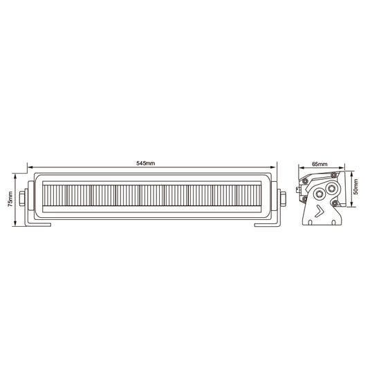 CM-3004L Series LED Light Bar, 14Inch, 5 Functions, Slim  Edgeless Waterproof IP67 Lightbar for Truck SUV ATV UTV Jeep Off-Road