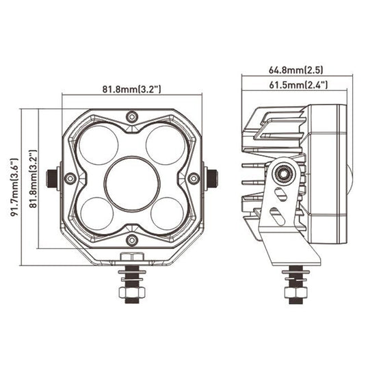 CM-3240, 3.2-Inch 40W ,2700LM Super Bright Waterproof IP67 Lighting for Truck SUV Jeep Off-Road