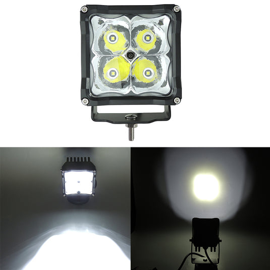 CM-4040S, 4Inch 40W ,3352LM SQUARE Driving Beam Matrix Waterproof IP67 Lighting for Truck SUV Jeep Off-Road