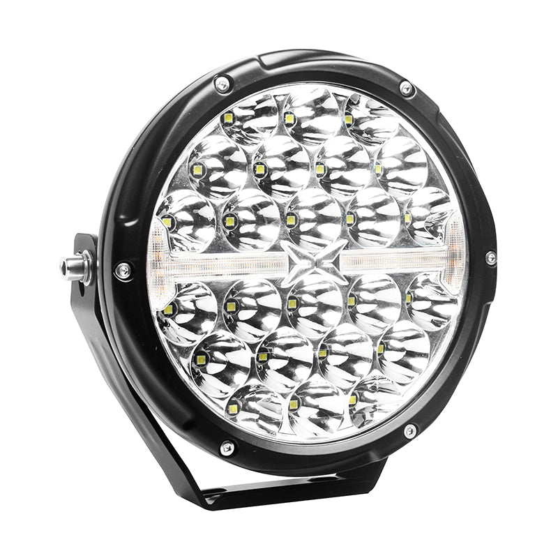 Load image into Gallery viewer, CM-5064PLUS, 7" 100W , LED Driving Light with Dual Position Light &amp; Warning Light Waterproof IP67 Lighting for Truck SUV Jeep Off-Road

