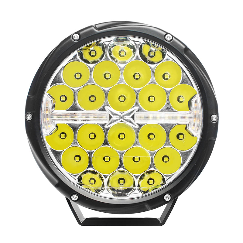 Load image into Gallery viewer, CM-5064PLUS, 7" 100W , LED Driving Light with Dual Position Light &amp; Warning Light Waterproof IP67 Lighting for Truck SUV Jeep Off-Road
