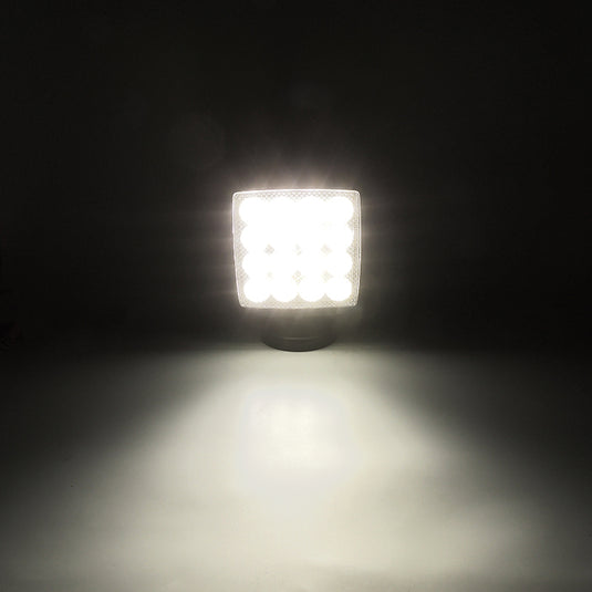 CM-5148, 4.5" 26W ,2000LM SQUARE LED Work Light Flood Beam Waterproof IP67 Lighting for Truck SUV Jeep Off-Road