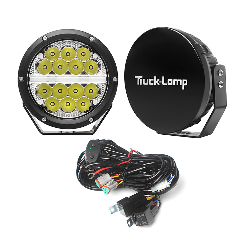 Load image into Gallery viewer, CM-P8, 6" 70W ,7000LM LED Driving Light with Position Light Waterproof IP67 Lighting for Truck SUV Jeep Off-Road
