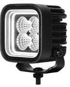 CM2058, 3-Inch 32W Amber+White/ Red+White Dual Position Light, Flood/Spot Beam,3400LM Super Bright Waterproof IP67 Lighting for Truck SUV Jeep Off-Road