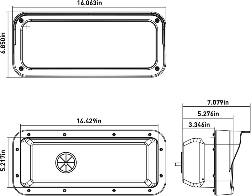 Load image into Gallery viewer, HPC1007 LED Headlight Assembly White Halo &amp; Amber Signal, Compatible with PETERBILT 379 378 365 357/KENWORTH W900 T800 T600/Freightliner Classic/Western Star6900 4900 4800，4x6 LED Replacement
