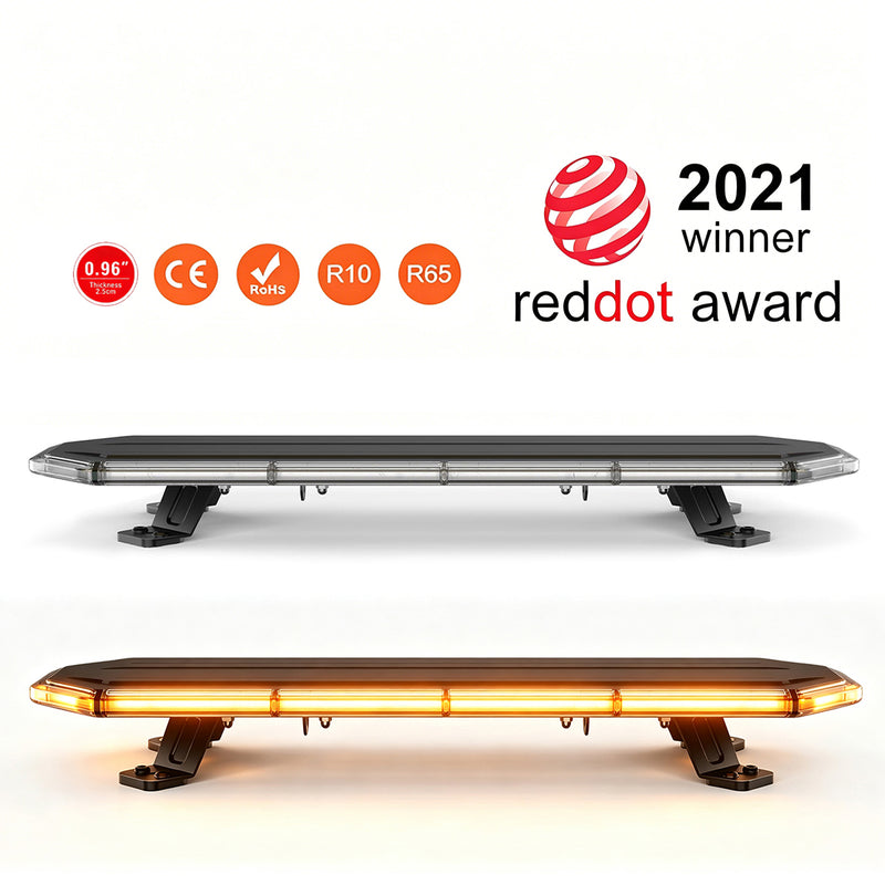 Load image into Gallery viewer, Z-W18 Series 0.96" Ultra-Thin LED Warning Lightbar | SAE J845 &amp; ECE R65 Approved | 6 Lengths (24"-72") | 14 Patterns| IP67
